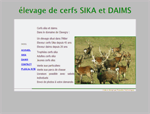 Tablet Screenshot of domaine-de-clavegry-sika-daims.com